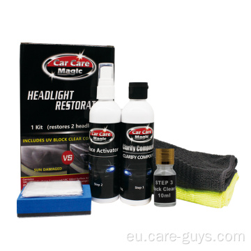 Auto Care Kit Farolak Zaharberritzeko Kit